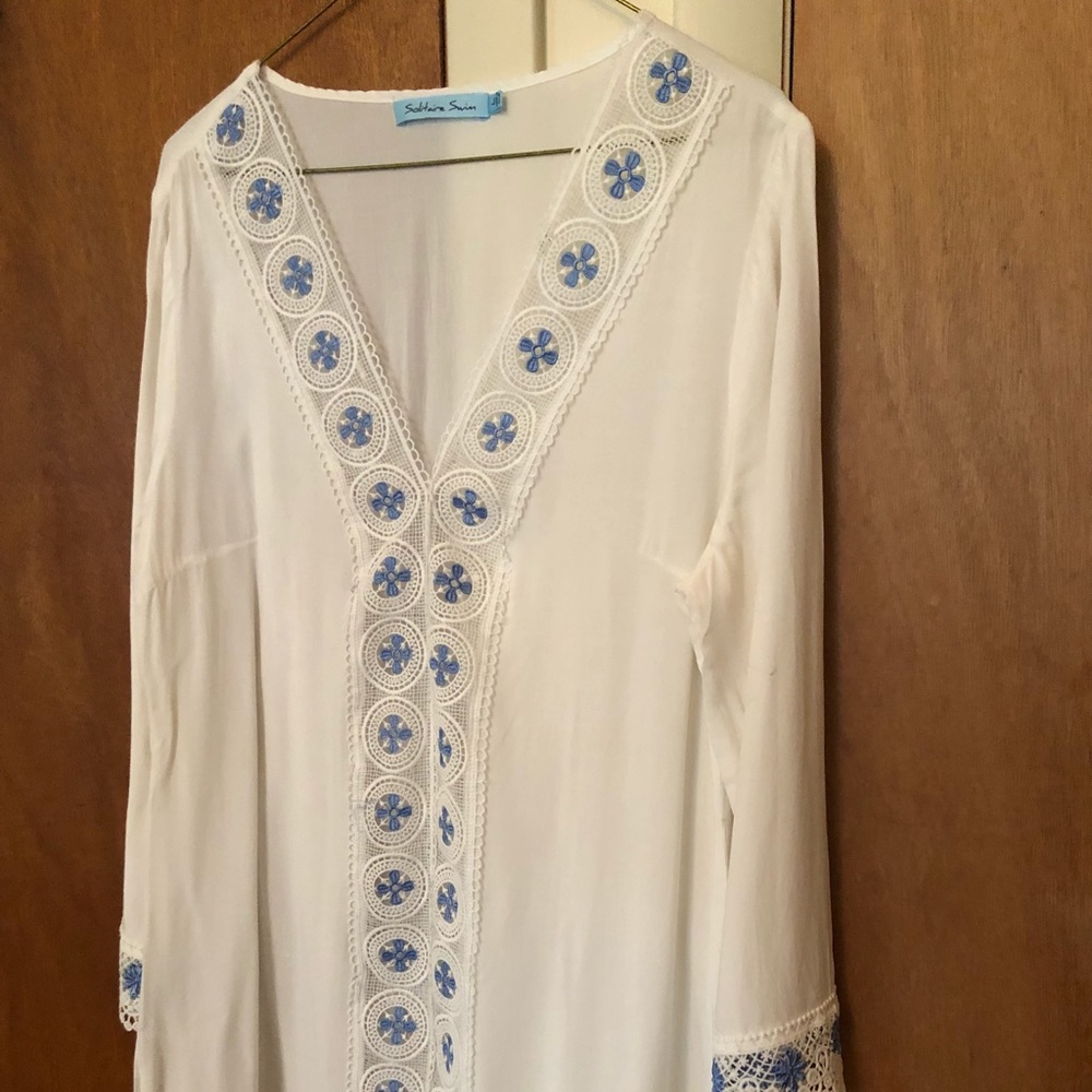 Beautiful beach cover up!